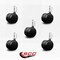 Service Caster 2'' Office Chair Casters Nylon Twin Wheel 5/16 Threaded Stem, 5PK SCC-UHTS02S50-NYS-5161810-5 - alternate 2